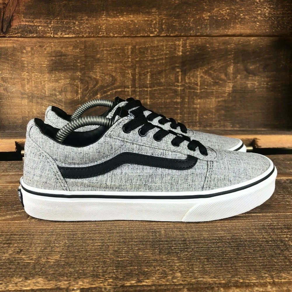 VANS Womens Old Skool 500714 Gray Skate Shoes 5.5